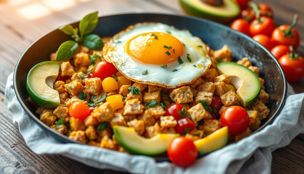 Chicken breakfast skillet