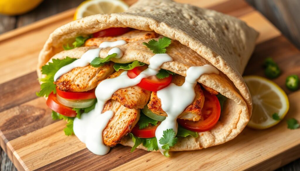 Healthy Shawarma Sandwich