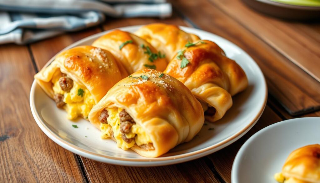 Sausage and Egg Casserole Crescent Rolls