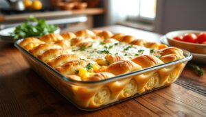 breakfast casserole using crescent rolls