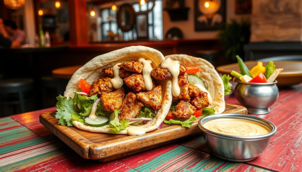 chicken shawarma calories