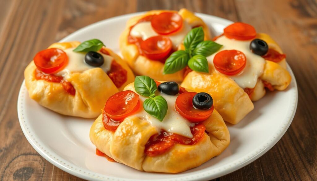 crescent roll dinner pizzas