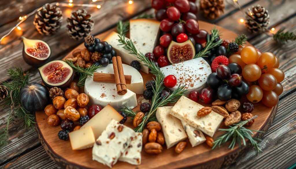 festive cheese board