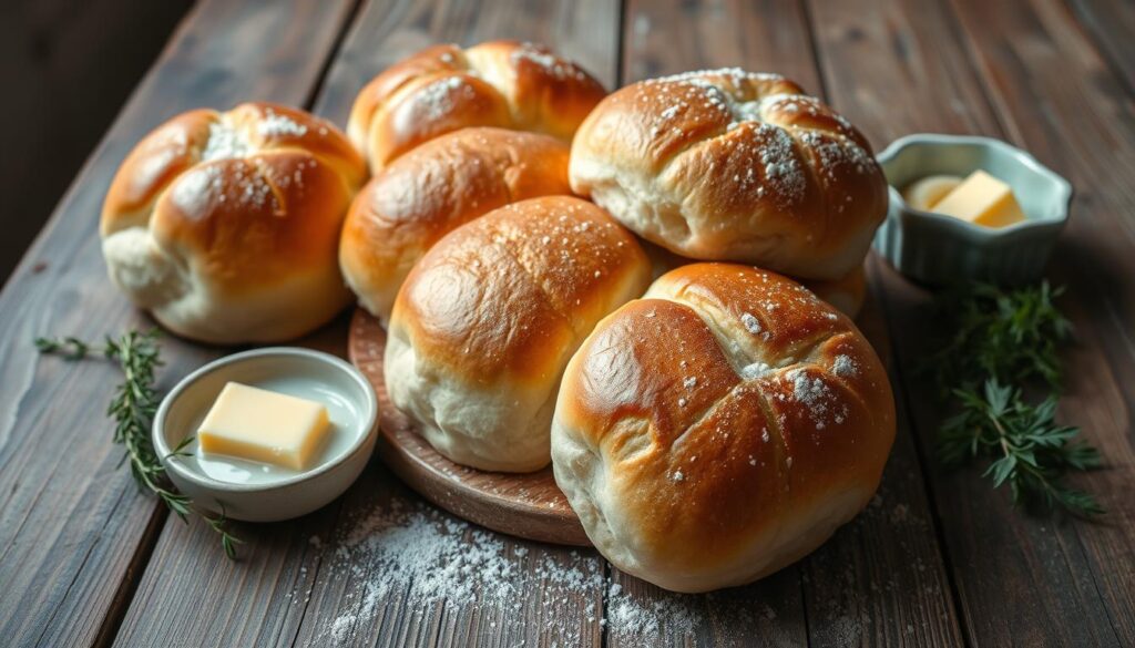 no yeast rolls