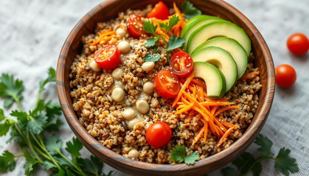 vegan grain bowls