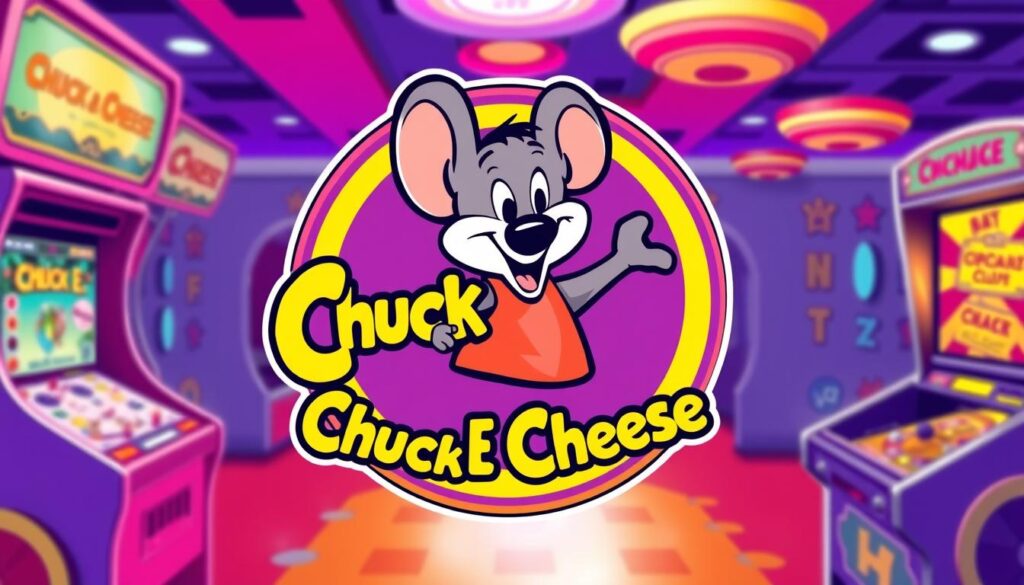 vintage chuck e cheese logo